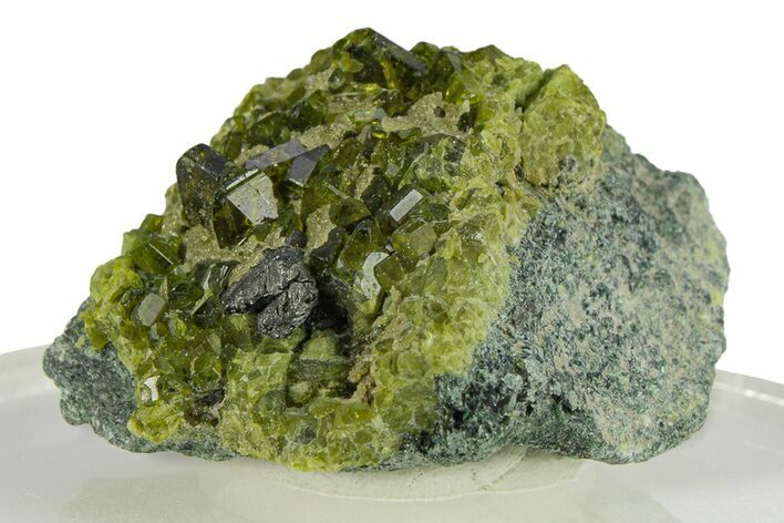 Magnetite with Epidote and Druzy Andradite - Afghanistan #290363